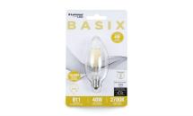 Light Bulb, LED Chandelier B11/E12, 4 Watt, Warm White Clear, 1/pkg, Luminus