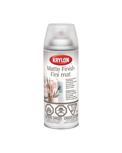 Spray Paint, Krylon Fine Arts, Clear Matte Finish, 311 gram