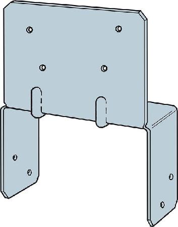 Post Cap/Beam Connector, Light-Duty, Simpson (connects 6x post to beam, use in pairs only)