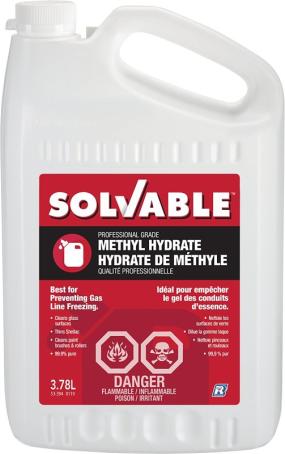 Methyl Hydrate, SOLVABLE (53-394), 3.78L