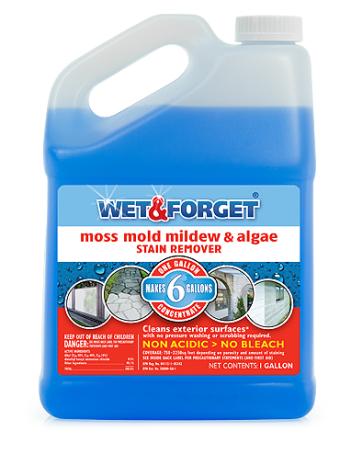 Moss-Mold-Mildew Remover, WET & FORGET, 4 liter Concentrate