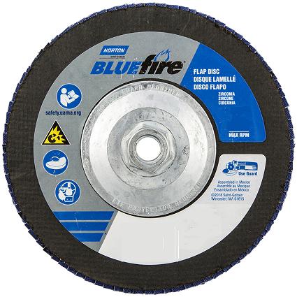 Flap Disc, BLUE FIRE, 4-1/2