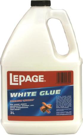 White Glue, Multi-Purpose, Lepage, 3.0L