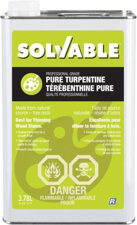 Turpentine, SOLVABLE (53-304), 3.78L