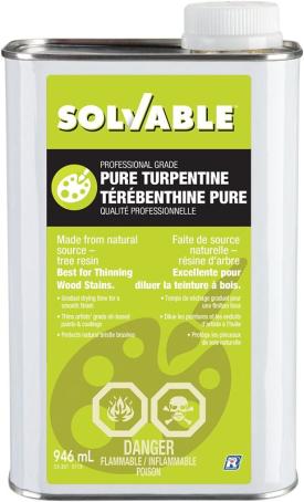 Turpentine, SOLVABLE (53-301), 946ml