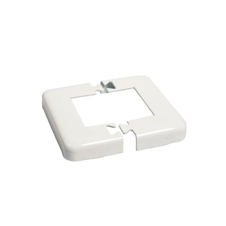 Post Base Plate Cover, WHITE, Regal Ideas