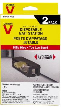 Mouse Bait Station, 2/pkg, Victor #M914CAN