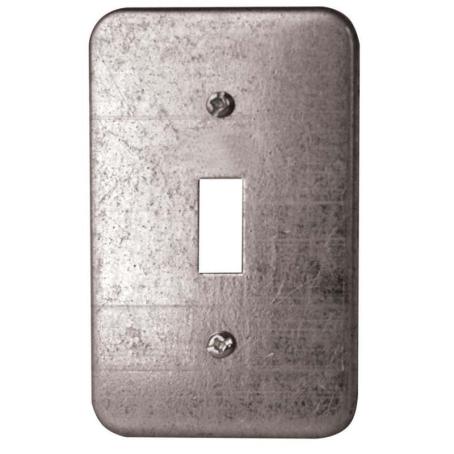 Cover Plate, Single Switch, Utility, Steel
