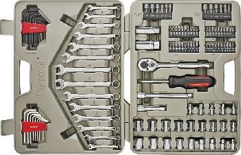 Tool Set, 128-Piece, SAE/Metric, w/Case, Crescent
