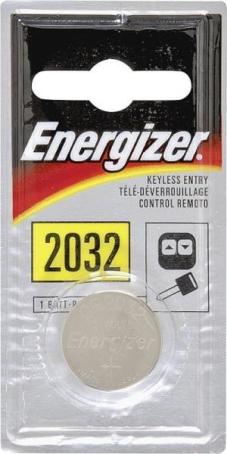 Battery, Energizer, 3 Volt Button/Coin Cell (fits many garage door openers and other remote controls)
