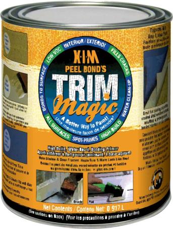 Primer/Sealer, Int/Ext, X-I-M Trim Magic, High-Build, CLEAR, 917 ml