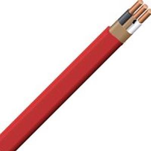 Wire, Electrical, 12/2 NMD90, Red, 10 meter coil