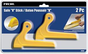 V-Sticks, Safety, for saws and other power tools, 2/pkg