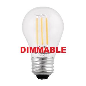 Light Bulb, LED, Clear A19, 7 Watt, Warm White, Dimmable, 1/pkg, Luminus