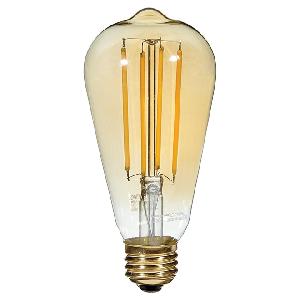 Light Bulb, LED, Vintage ST19, 4 Watt, Warm White, Dimmable, 1/pkg, Luminus