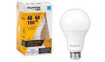 Light Bulb, LED Tri-Light A19, 4/8/14 Watt, Warm White, 1/pkg, Luminus