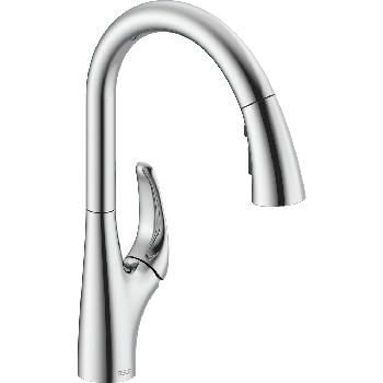 Kitchen Faucet, Single Lever, Pull-Down, POLISHED CHROME, Peerless SEABOURNE