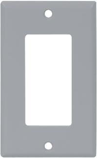 Cover Plate, Decora, Single Gang, GREY