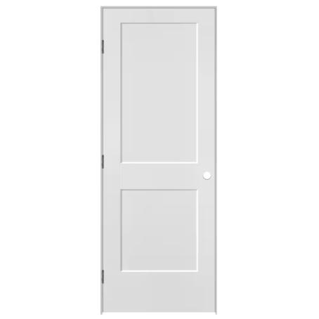 Interior Door, LOGAN Primed (2-Panel Recessed Smooth), 35-3/4
