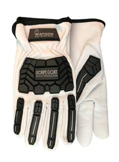Gloves, Work, Impact/Puncture Resistant Leather, Large, Watson 