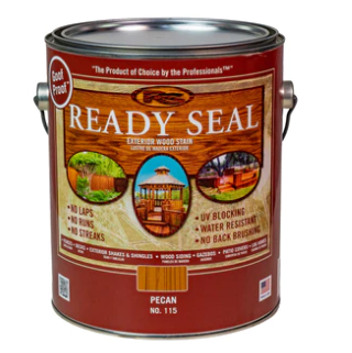 Ready Seal, Exterior Wood Stain & Sealer, Pecan (Sienna Brown), 3.78L