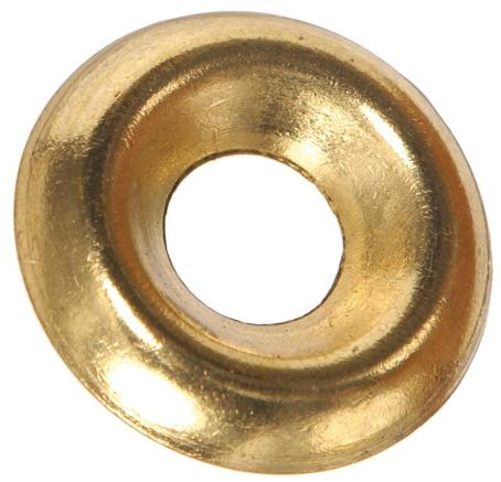 Finish Washer #6 Brass Plated