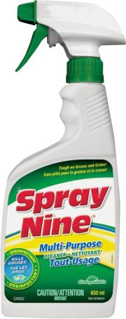 All-Purpose Cleaner, SPRAY NINE, 650 ml spray, Citrus-Scented