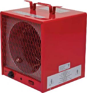 Construction Heater, 5600 watt/240 volt, Enclosed Fan, w/Thermostat, Shopro