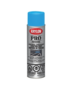 Spray Paint, Krylon Striping, Accessibilty Blue, Solvent-Base, Inverted Spray, 510 gram