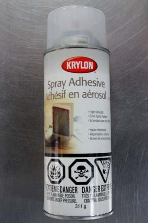 Spray Adhesive, Krylon, High-Strength, Acid-Free, 310 gram spray