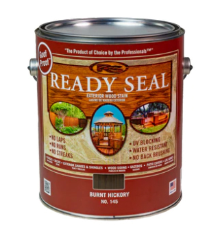 Ready Seal, Exterior Wood Stain & Sealer, Burnt Hickory, 3.78L