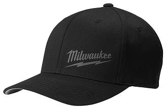 Ball Cap, Fitted Small/Medium, BLACK, Milwaukee
