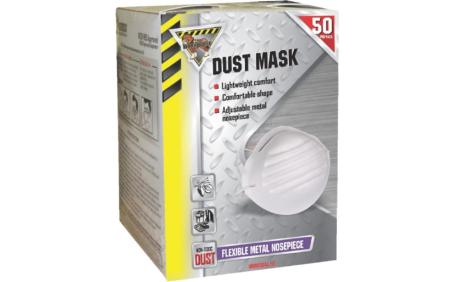 Dust Mask, Disposable, 50 pcs/box (non-toxic dusts)