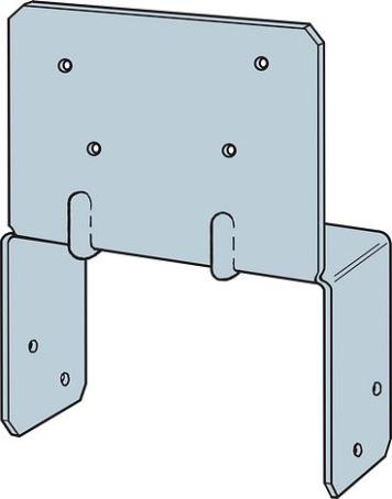 Post Cap/Beam Connector, Light-Duty, Simpson (connects 4x post to beam, use in pairs only)