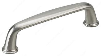 Cabinet Pull, 96 mm, BRUSHED NICKEL, Richelieu Traditional 877A