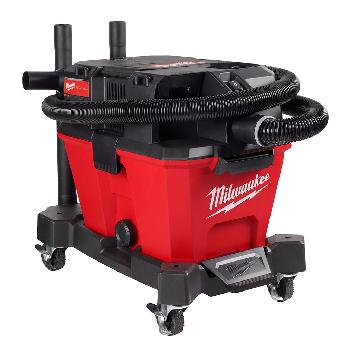 Wet/Dry Vacuum, Cordless 18 Volt M18, 6.0 Gallon, Milwaukee (recommended 12 Ah battery not incl)