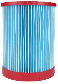 Filter Cartridge, Pleated Cylinder, for Wet/Dry Vacuum, fits Milwaukee 0910-20