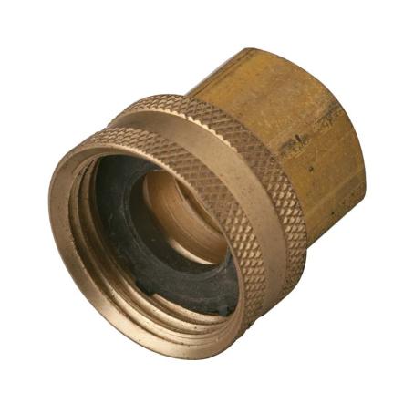 Moen M-Line Series M6820 Hose Connector, 3/4 x 1/2 in, Female Hose x FIP, Solid Brass