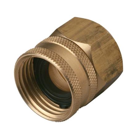Moen M-Line Series M6830 Hose Connector, 3/4 in, Female Hose x FIP, Solid Brass