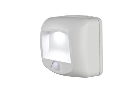 Step/Deck Light, Cordless LED, 35 Lumens, WHITE, Mr Beams (uses 3xC batteries, not incl)
