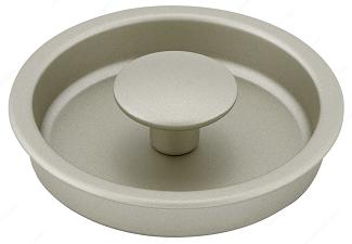 Recessed Pull, 65 mm dia Overall, METALLIC NICKEL, Richelieu Contemporary 7296
