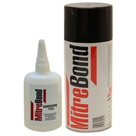 Mitre Bond Adhesive Kit, 100 gram (includes activator)