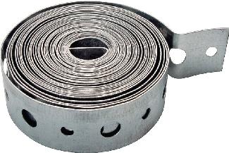 Perforated Strapping, Galvanized Steel, 3/4