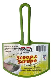 Bucket Scoop, f/Mortar and Grout, Bennett Scoop/Scrape 