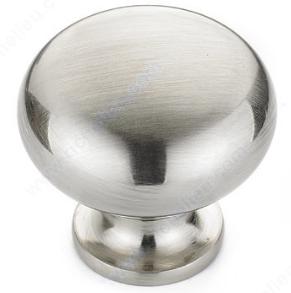 Cabinet Knob, 31 mm, BRUSHED NICKEL, Richelieu Contemporary 5923