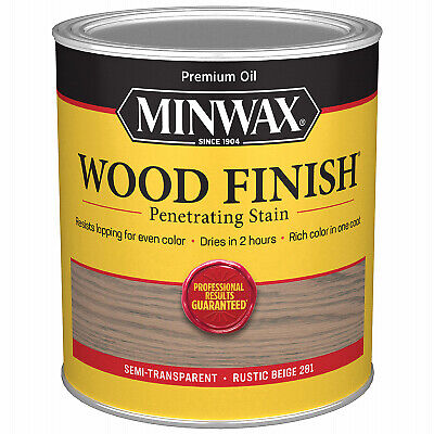 Wood Stain, RUSTIC BEIGE, 946ml, Minwax Wood Finish