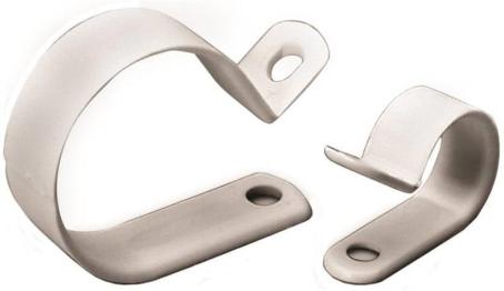 Cable Clamp, Poly, 1-Hole, 1/2