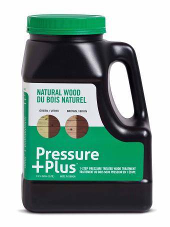 Pressure Plus, Natural Brown, 3.78L, Pressure Treated Wood Treatment