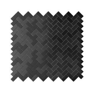 Speedtile 3X, Self-Adhesive, Stainless CALTROP Black, (5.88 sq ft/6 pcs/carton)