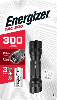 Flashlight, LED 300 Lumen, Tactical, Energizer (uses 3xAA, included)